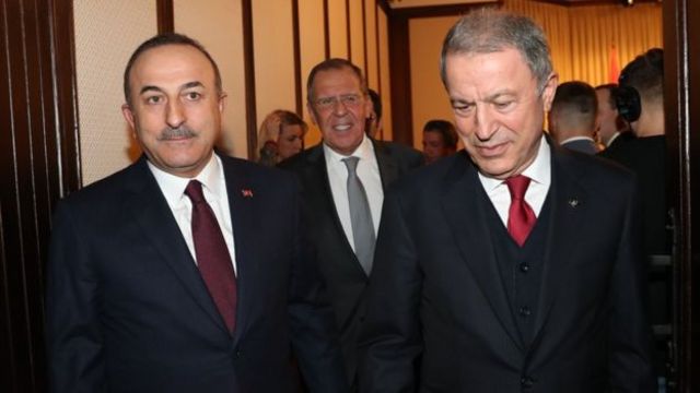Moskova'daki toplantıya Milli Savunma Bakanı Hulusi Akar da katılmıştı.