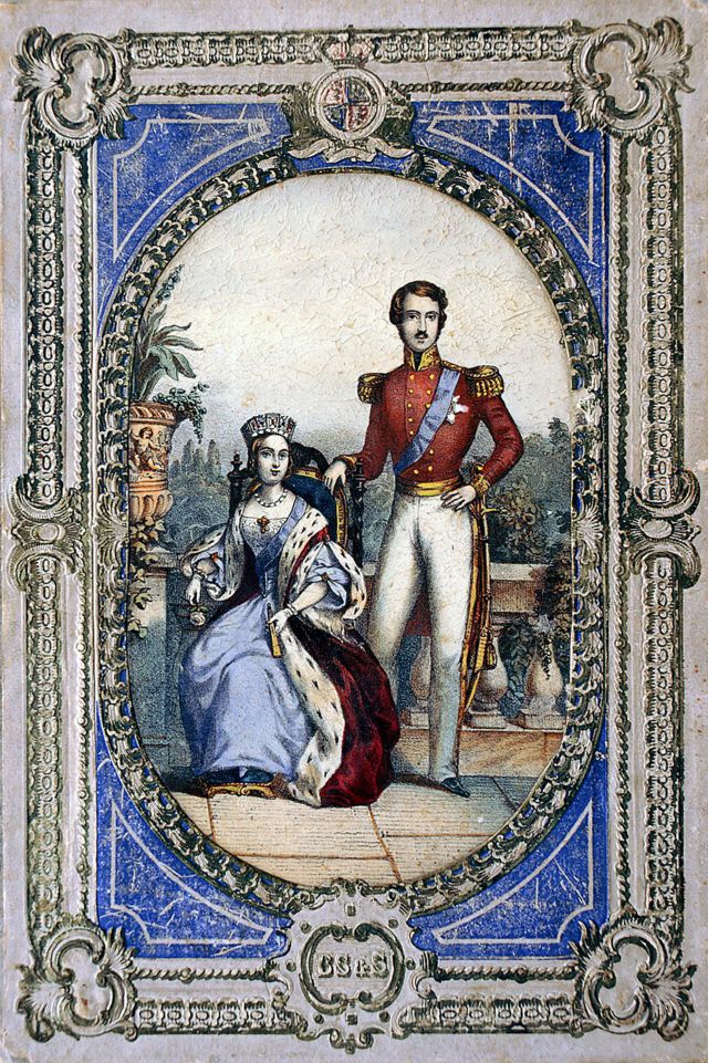La reina Victoria y el príncipe Alberto, c1840s.