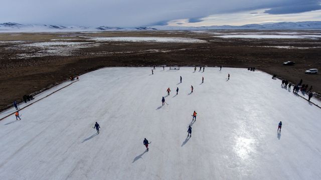 Хоккейный турнир в Кош-Агачском районе Республики Алтай
