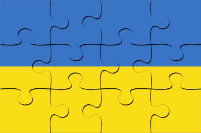 Puzzle du drapeau ukrainien