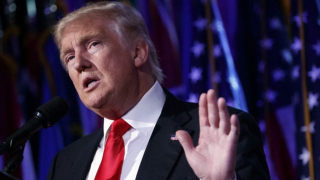 Zababben Shugaban Amurka Donald Trump