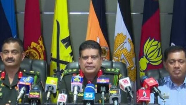 இலங்கை போராட்டம் பாதுகாப்புப்படை