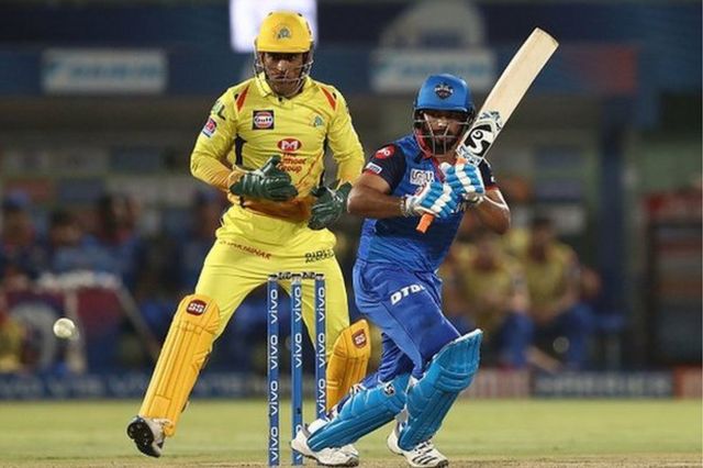 Rishabh Pant of the Delhi Capitals bats during the Indian Premier League IPL Qualifier Final match between the Delhi Capitals and the Chennai Super Kings at ACA-VDCA Stadium on May 10, 2019 in Visakhapatnam, India