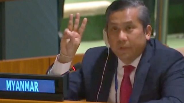 အာဏာရှင်ကို ဆန့်ကျင်ကြောင်း ကုလမှာပြခဲ့တဲ့ မြန်မာသံအမတ်