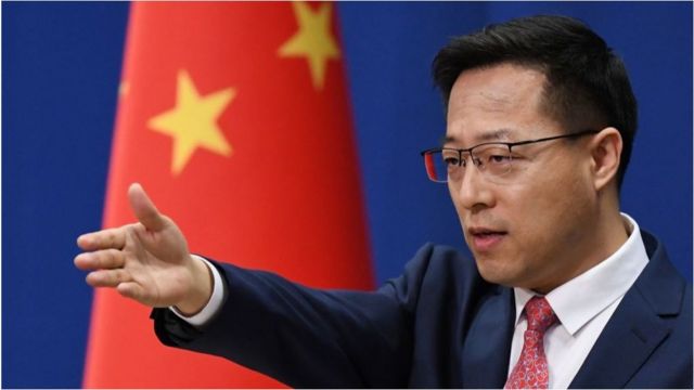 Zhao Lijian, spokesman for the Chinese Foreign Ministry, is considered a representative of the 