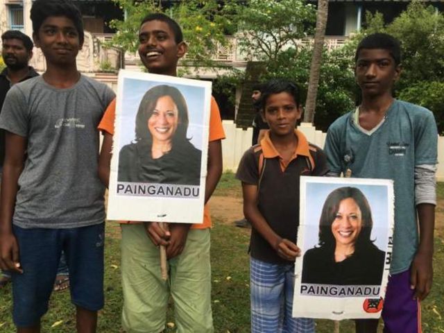 அமெரிக்க துணை அதிபராக கமலா ஹாரிஸ்: கொண்டாடி தீர்த்த மன்னார்குடி மக்கள்