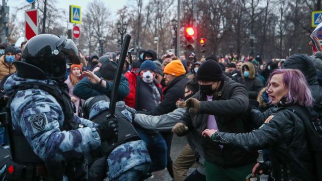 Протесты в Москве