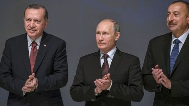 Erdoğan, Putin, Aliyev
