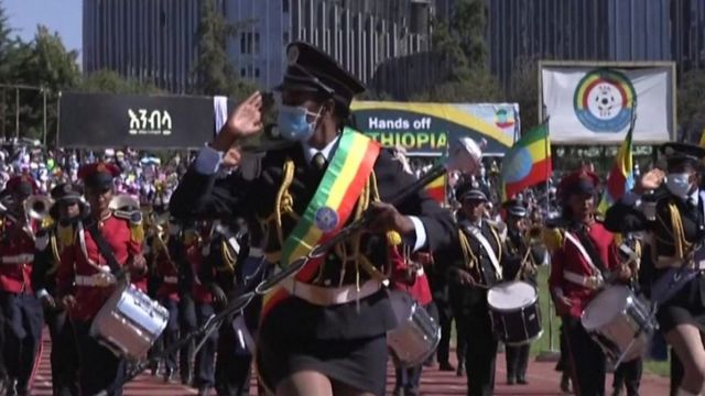 مظاهرة في اثيوبيا