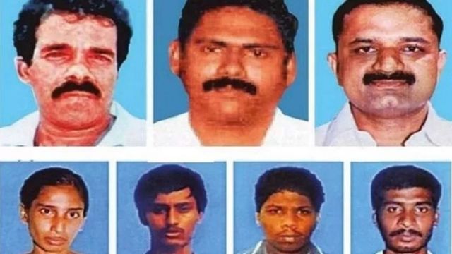 ராஜீவ் காந்தி கொலை வழக்கில் ஆயுள் தண்டனை விதிக்கப்பட்ட ஏழு பேர்