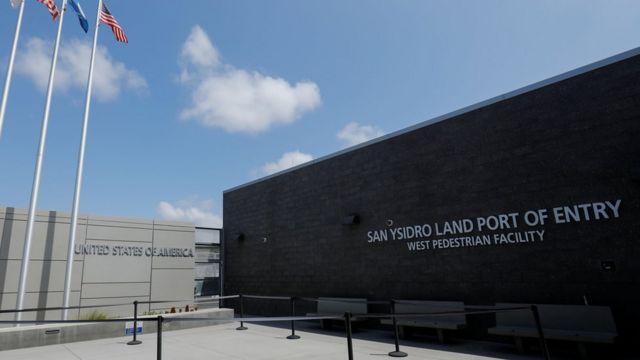 La estación fronteriza de San Ysidro en San Diego (California) cerrada el pasado 21 de abril.
