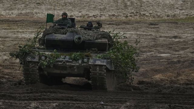Навчання на танках Leopard у Польщі у вересні 2022 року