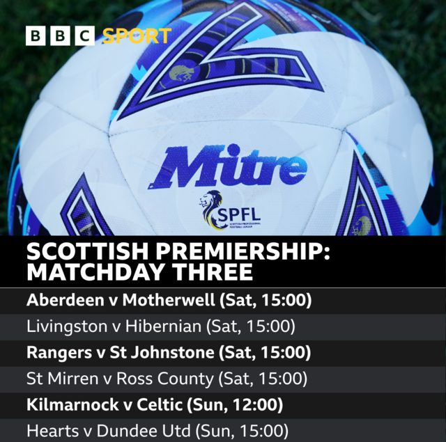 Premiership matchday three fixtures