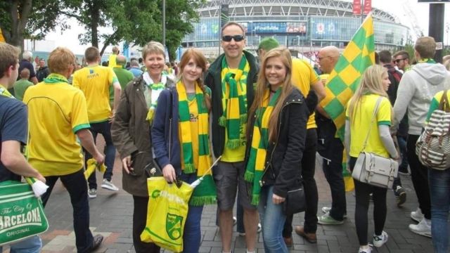 The George family at Wembley 