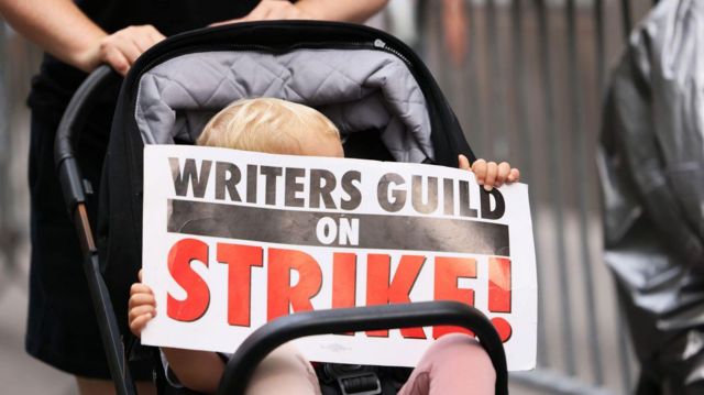 Huelga del sindicato de guionistas