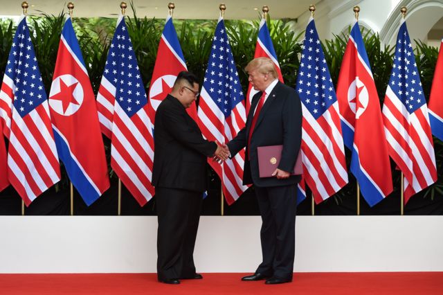 Donald Trump y Kim Jong Un