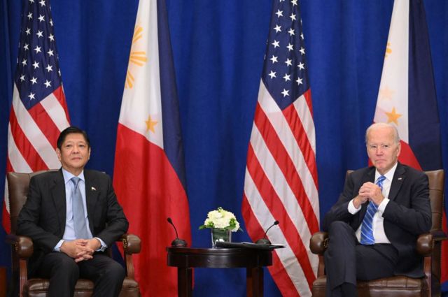 Tổng thống Mỹ Joe Biden trong cuộc gặp với người đồng cấp Philippines Ferdinand Marcos, Jr.