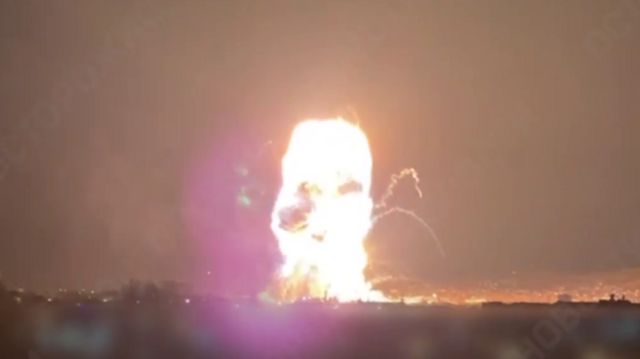 видео взрыва в порту Феодосии