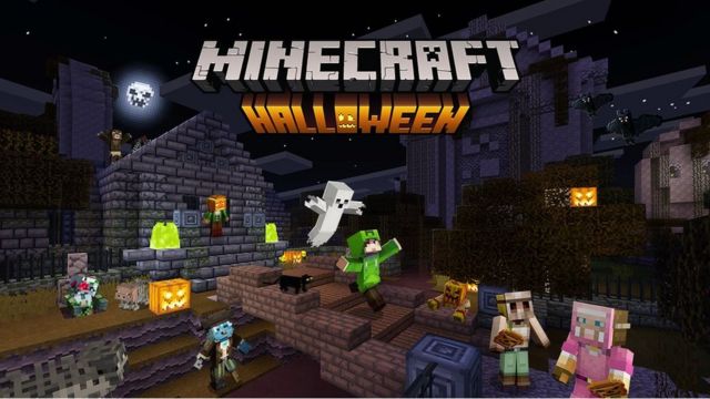 Halloween Spooky Gaming Updates For Roblox Minecraft Fortnite And More Cbbc Newsround - roblox texture pack minecraft