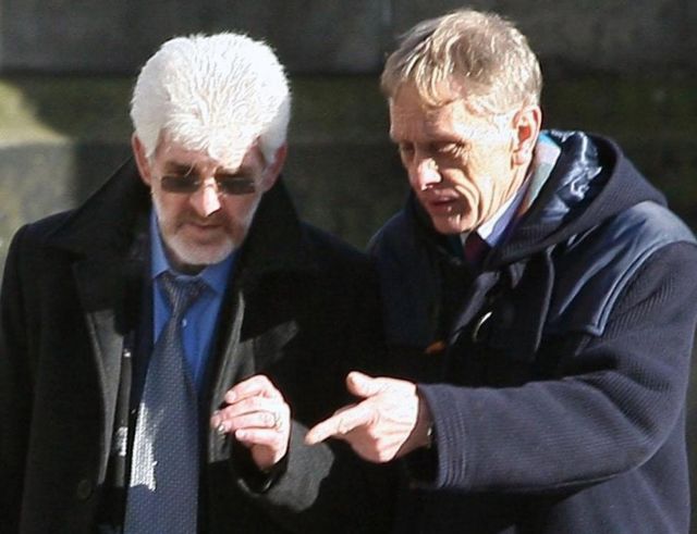 Robbie Graham (à esquerda) e Jackie Doyle eram sócios na empresa Stolen Stuff Reunited