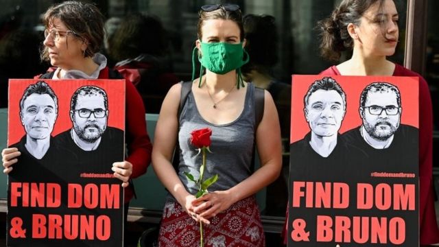 Protesto em Londres em 9 de junho de 2022