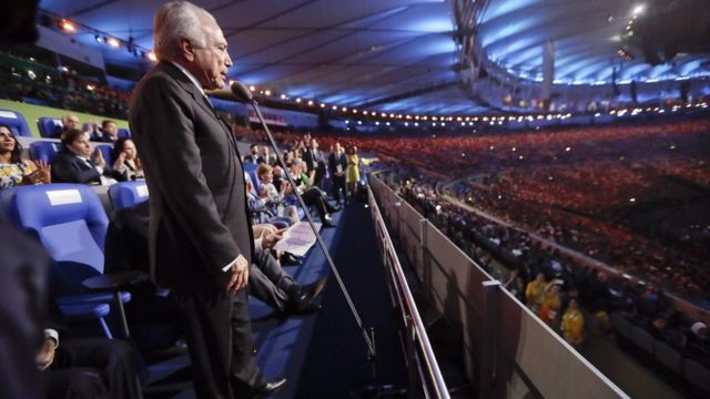 Michel Temer, presidente interino de Brasil