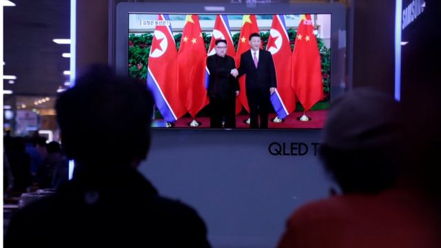 习近平与金正恩