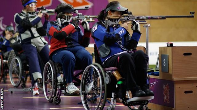 Tiro en los paralímpicos de Londres 2012