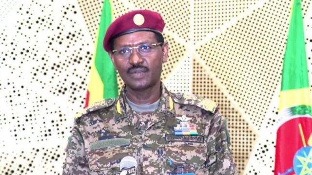 Taliyaha guud ee militariga dalka Itoobiya janaraal Berhanu Jula