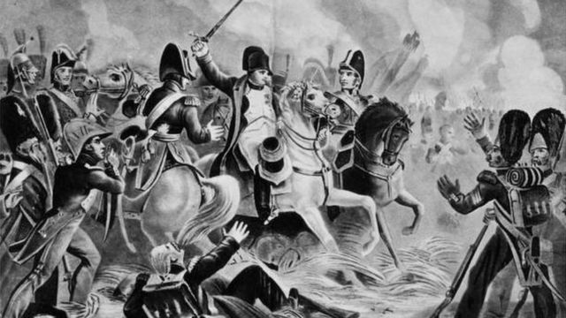معركة واترلو التي تمثل الهزيمة النهائية لنابليون