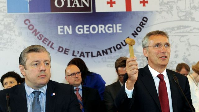 Генсек НАТО и грузинский премьер