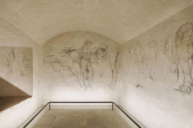 Sala oculta bajo las Capillas de los Médici en Florencia