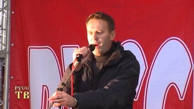 Alexey Navalny on "Russian march" in 2011