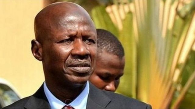 EFCC Chairman Ibrahim Magu wey chop suspension for allegation of ...