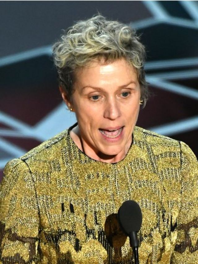 Oscar 2018 Que Significan Las Dos Palabras Que Frances Mcdormand Uso En Su Discurso Como Mejor Actriz Que Dispararon Las Busquedas En Google Bbc News Mundo