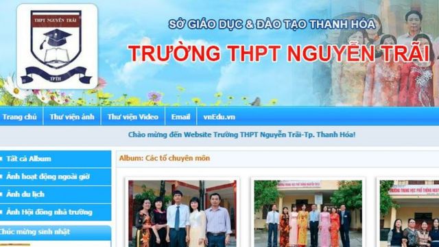 Trường THPT Nguyễn Trãi, Thanh Hóa tự giới thiệu là tỷ lệ học sinh đỗ vào đại học cao đẳng trong những năm gần đây đều trên 70%