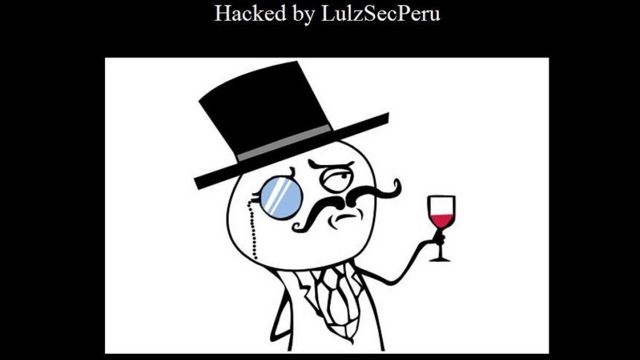 Lo que encontraban los invadidos por LulzSecPeru
