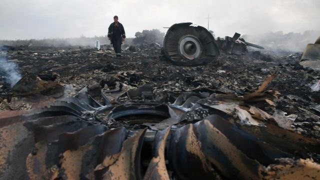 Место гибели рейса MH17