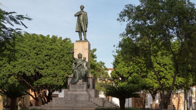 Un monumento a Juan Pablo Duarte en Santo Domingo