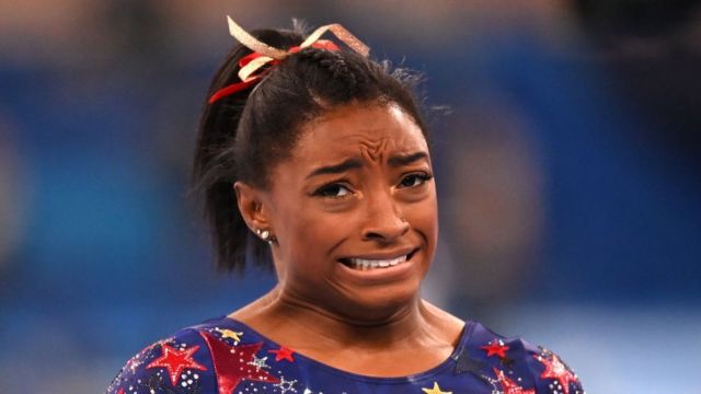 Simone Biles durante los Juegos Olímpicos de Tokio