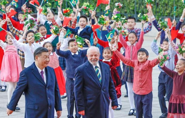Lula em visita à China
