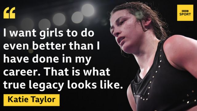 Katie Taylor v Miriam Gutierrez: Irish fighter eyes lasting legacy in women's boxing - BBC Sport