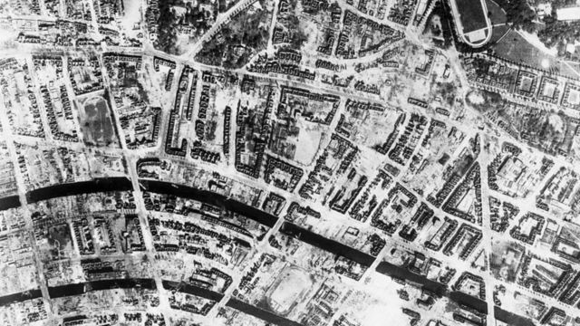Карта разрушений в Гамбурге