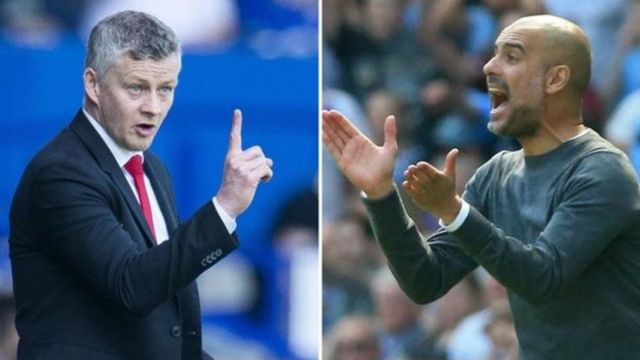 Ole Gunnar Solksjaer da Pep Guardiola