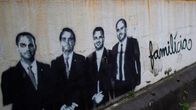 Grafite da famlia bolsonaro