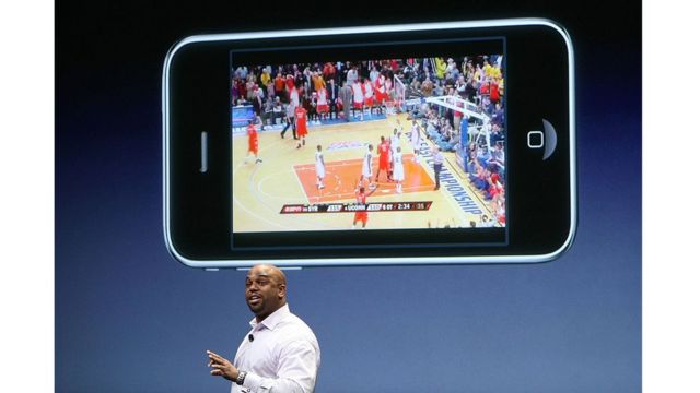 ESPN en un iPhone