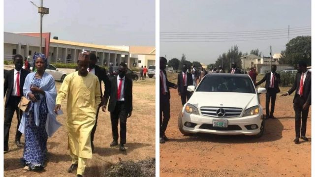 Federal University of Dutse SUG president images with bodyguards and car or truck – Faculty authorities reveal genuine tori driving viral fotos