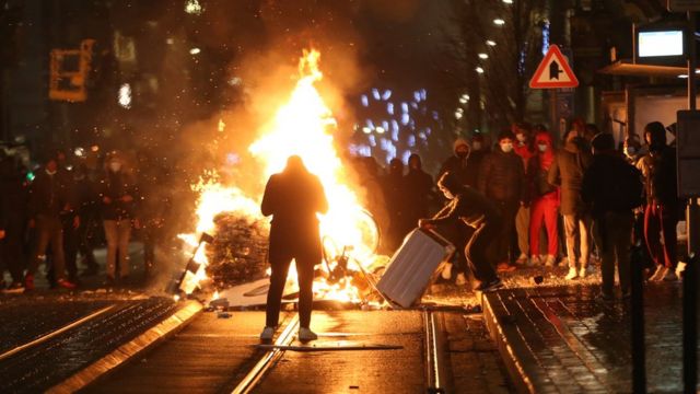 Belçika'da eylemler