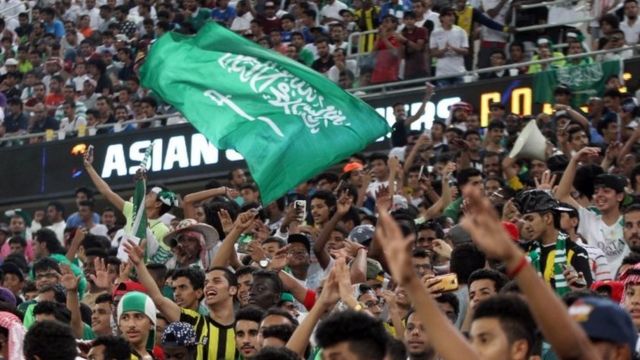 Pendukung sepak bola Arab Saudi