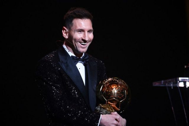 Lionel Messi claims a seventh Ballon d'Or